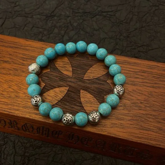 💛💛Chrome hearts Blue agate bracelet